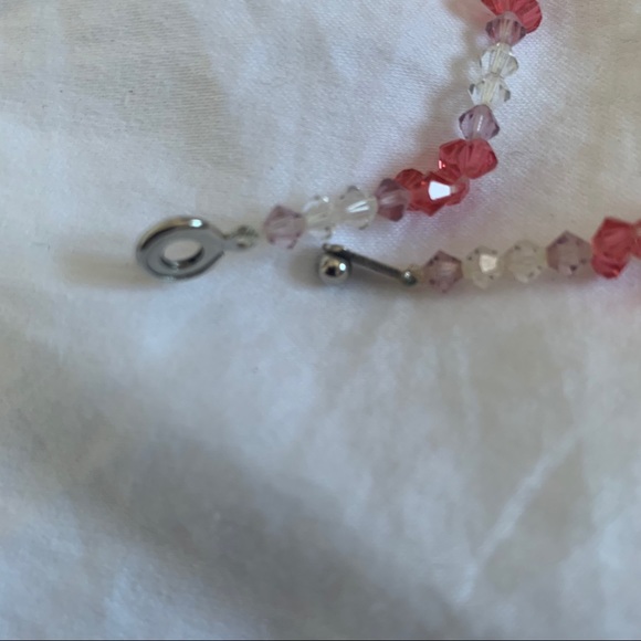 Handmade Swarovski Crystal Flower Necklace - Picture 3 of 7